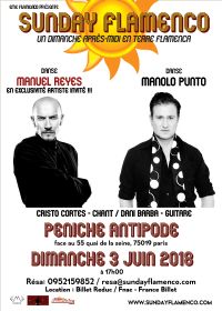 spectacle Sunday Flamenco. Le dimanche 3 juin 2018 à Paris19. Paris.  17H00